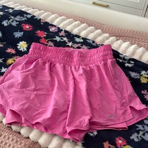 Nike Women's Bright Pink Athletic Shorts